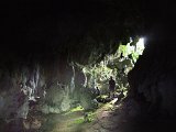 00396-2399 Fruitbat Cave entrance on far side of mountain - photo by Garry K Smith